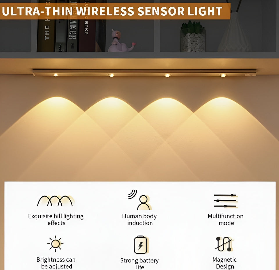 LED Motion Sensor With USB Rechargeble
